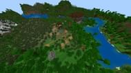 Five structures right near this seed's spawn should provide Minecraft players with loot opportunities (Image via Mojang)